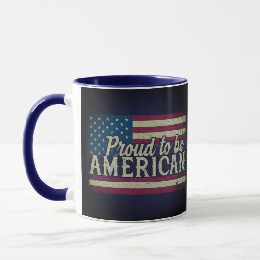 Proud om Amerikaans te zijn Mok (Links)