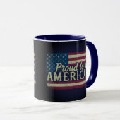 Proud om Amerikaans te zijn Mok (Voorkant rechts)