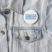 Proud om Amerikaans te zijn Ronde Button 5,7 Cm (In situ)
