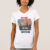 Proud om Amerikaans te zijn T-shirt (Voorkant)