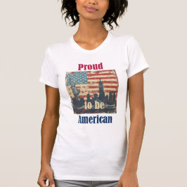 Proud om Amerikaans te zijn T-shirt