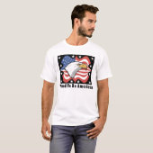Proud om Amerikaans te zijn T-shirt (Voorkant volledig)