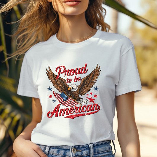 Proud om Amerikaans te zijn T-shirt