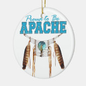 Proud om Apache te worden Keramisch Ornament (Links)
