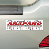 Proud om Arapaho Bumpersticker te zijn (Op auto)