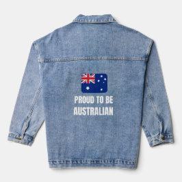 Proud om Australian te worden Denim Jacket