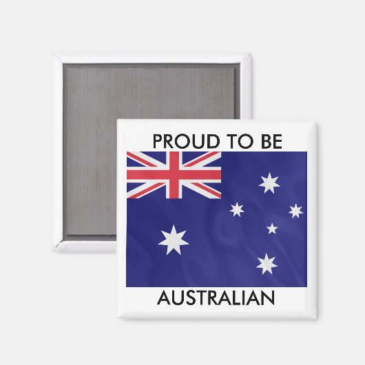 Proud om Australian te worden Magneet (Voorkant / Achterkant)
