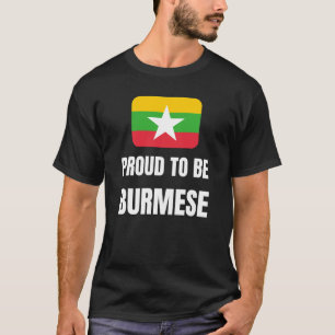 Proud om Birmese te worden T-shirt