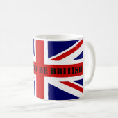 Proud om Brits te zijn Koffiemok (Voorkant rechts)