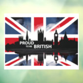 Proud om Brits te zijn Raamsticker (Vel 3)