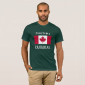 Proud om Canadees te worden T-shirt (Voorkant volledig)