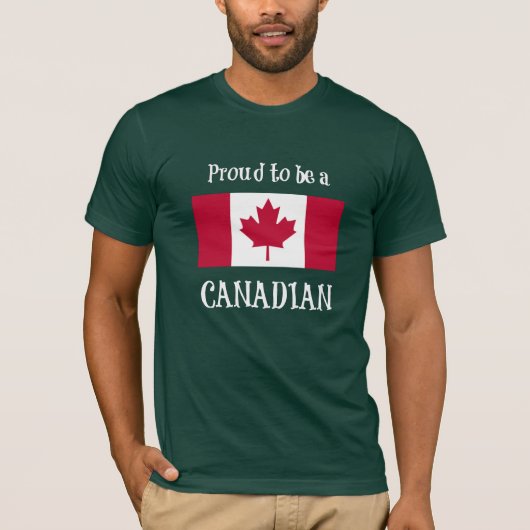Proud om Canadees te worden T-shirt (Voorkant)