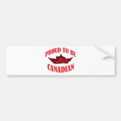Proud om Canadees te zijn Bumpersticker (Voorkant)