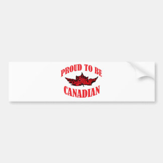 Proud om Canadees te zijn Bumpersticker