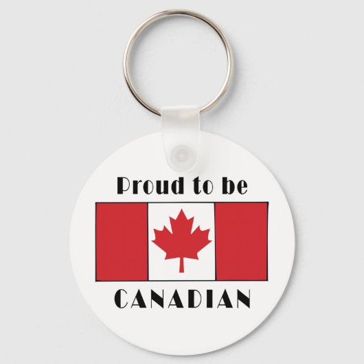 Proud om Canadees te zijn Sleutelhanger (Voorkant)