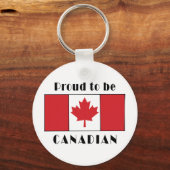 Proud om Canadees te zijn Sleutelhanger (Voorkant)