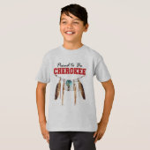 Proud om Cherokee Toddler Boys Clothes te worden T-shirt (Voorkant volledig)