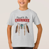 Proud om Cherokee Toddler Boys Clothes te worden T-shirt (Voorkant)