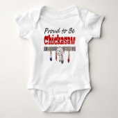 Proud om Chickasaw Baby Creeper te zijn Romper (Voorkant)