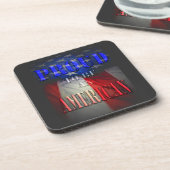 Proud om een Amerikaan te zijn Bier Onderzetter (Linkerzijde)