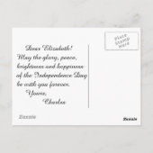 Proud om een Amerikaan te zijn Briefkaart (Achterkant)