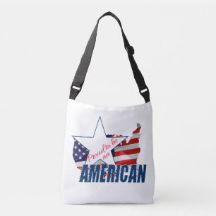 Proud om een Amerikaan te zijn Crossbody Tas