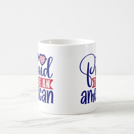 Proud om een Amerikaan te zijn Koffiemok (Center)