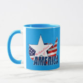 Proud om een Amerikaan te zijn Mok (Links)