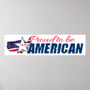 Proud om een Amerikaan te zijn Poster