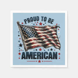 Proud om een Amerikaan te zijn Servet