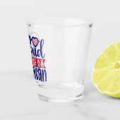 Proud om een Amerikaan te zijn Shot Glas (Rechts)