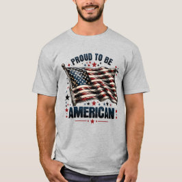 Proud om een Amerikaan te zijn T-shirt