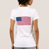 Proud om een Amerikaan te zijn T-shirt (Achterkant)