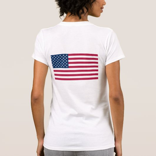 Proud om een Amerikaan te zijn T-shirt (Achterkant)