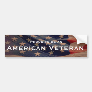 Proud om een Amerikaans Veteraan te zijn Bumpersticker