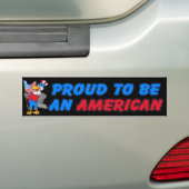 Proud om een Amerikaanse Bumpersticker te worden (Op auto)