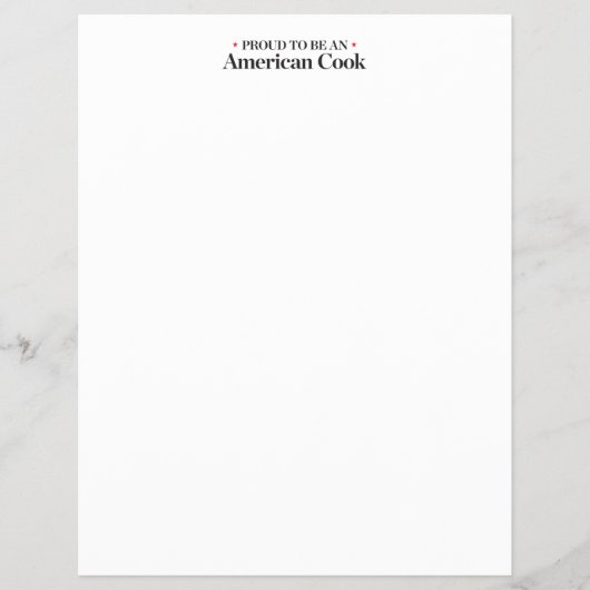 Proud om een Amerikaanse Cook te worden Flyer (Voorkant)