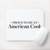 Proud om een Amerikaanse Cook te worden Muismat (Met muis)