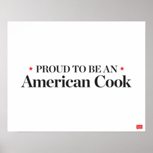 Proud om een Amerikaanse Cook te worden Poster