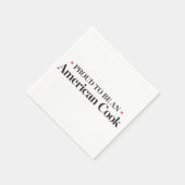 Proud om een Amerikaanse Cook te worden Servet (Hoek)