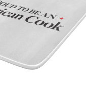 Proud om een Amerikaanse Cook te worden Snijplank (Hoek)