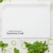 Proud om een Amerikaanse Cook te worden Theedoek (Gevouwen)