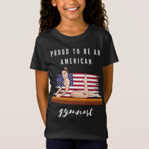 Proud om een Amerikaanse gymnast te worden T-shirt