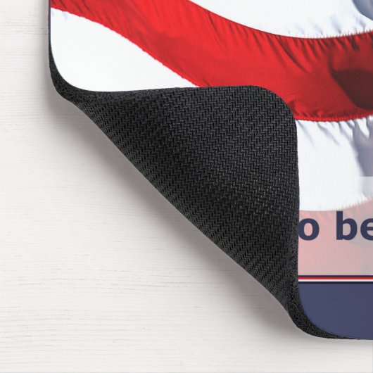 Proud om een Amerikaanse Mousepad te worden Muismat (Hoek)