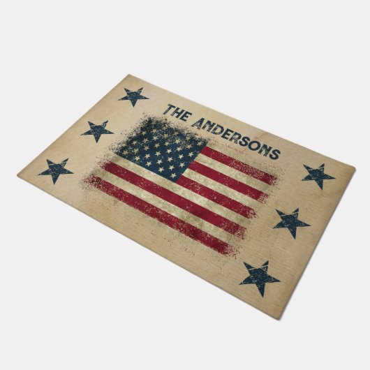 Proud om een Amerikaanse Rustige vlag te worden Deurmat (Schuin)