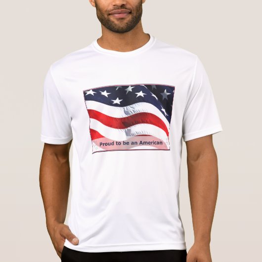 Proud om een Amerikaanse T-Shirt te worden (Voorkant)