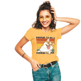 Proud om een Corgi Lover te zijn T-shirt