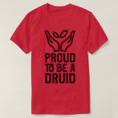 Proud om een druïde zwart te zijn t-shirt (Design voorkant)