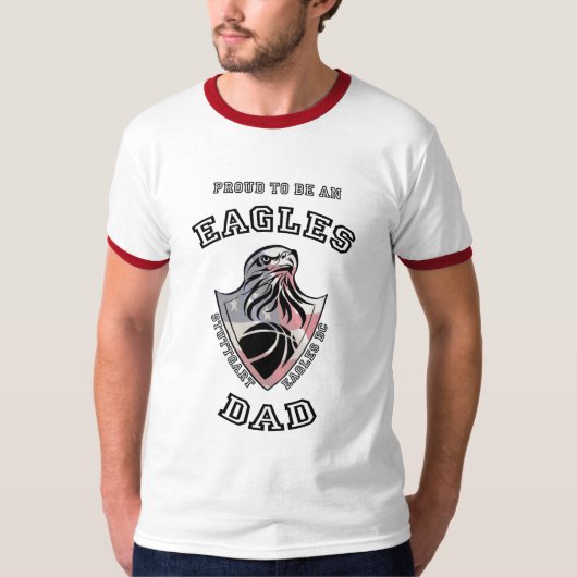 Proud om een Eagles-vader te worden - AllStar Ltrs T-shirt (Voorkant)