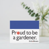 Proud om een Gardener te worden Briefkaart (Staand voorkant)